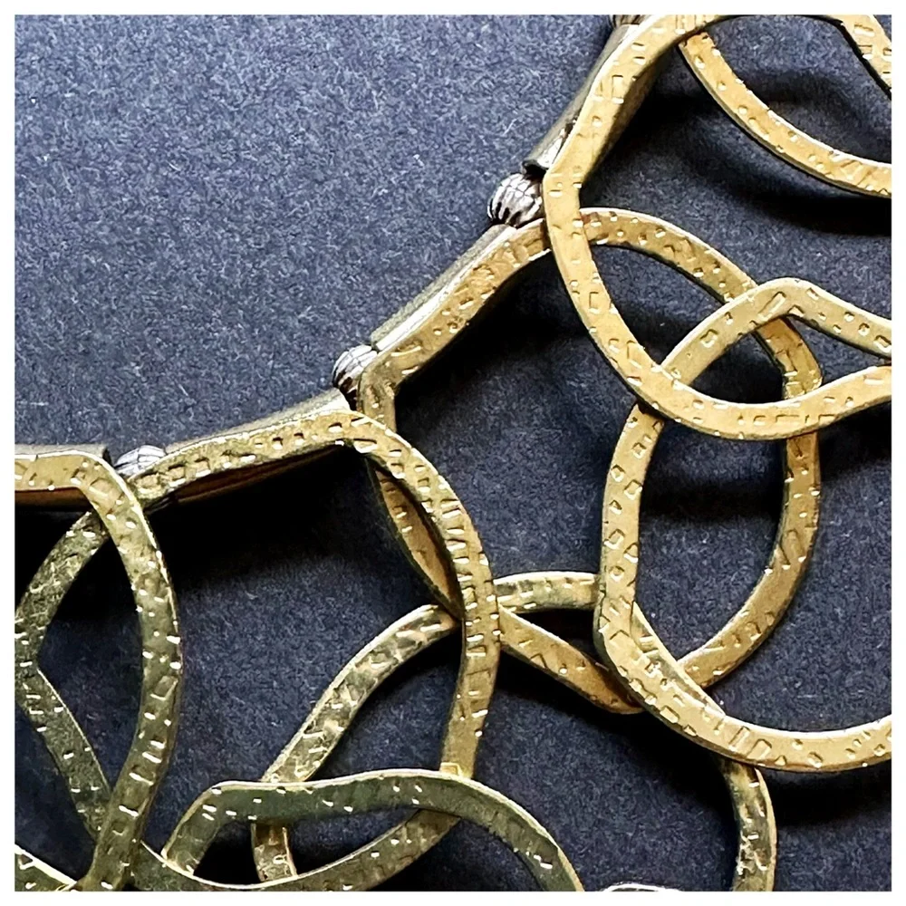 Anthro “Stone Harbor Bib Necklace” - Picture 4 of 13